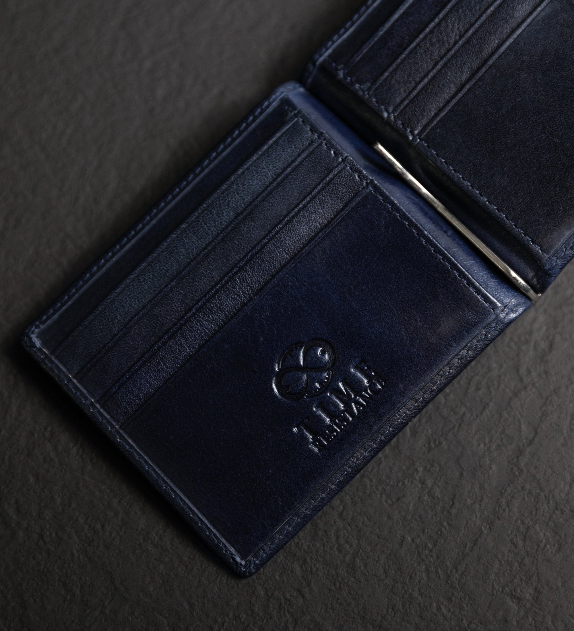 Leather Money Clip Wallet - The Outsider