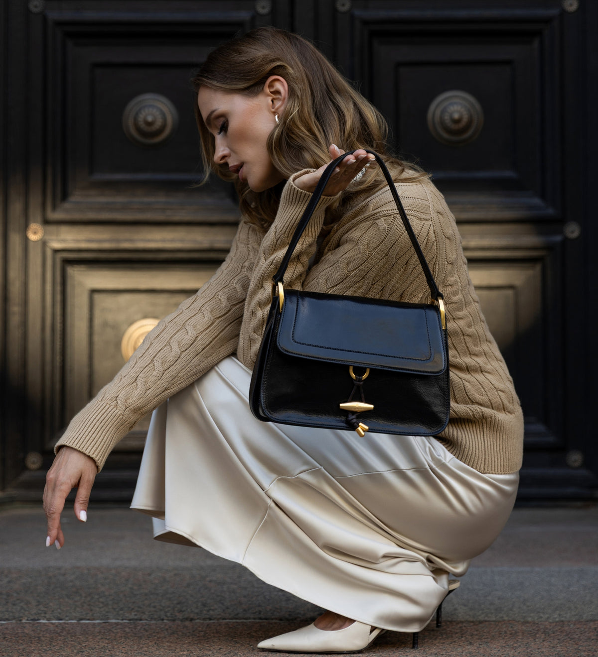Leather Flap Bag for Women - Possession
