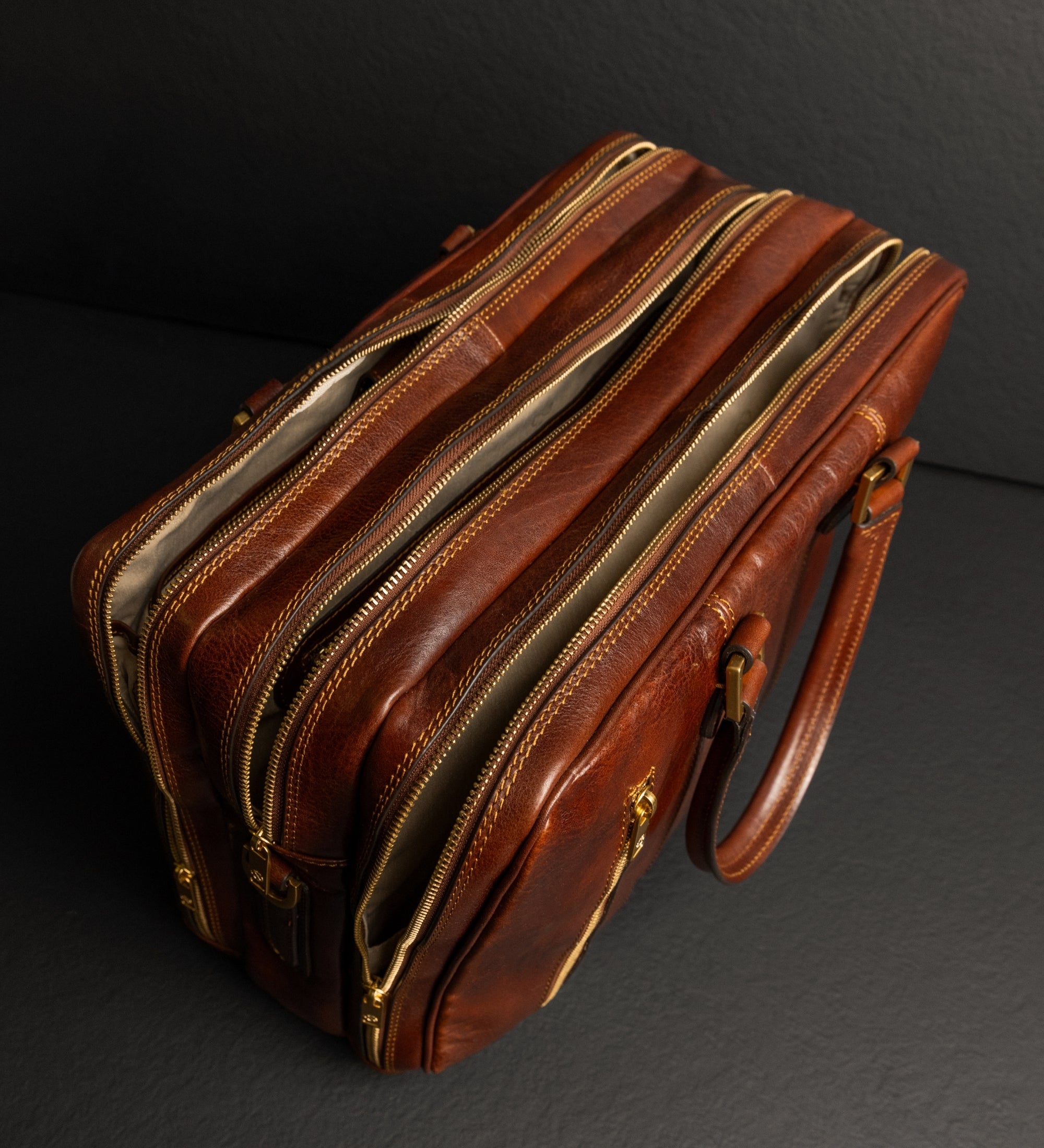 Leather Convertible Briefcase Backpack - A Farewell to Arms