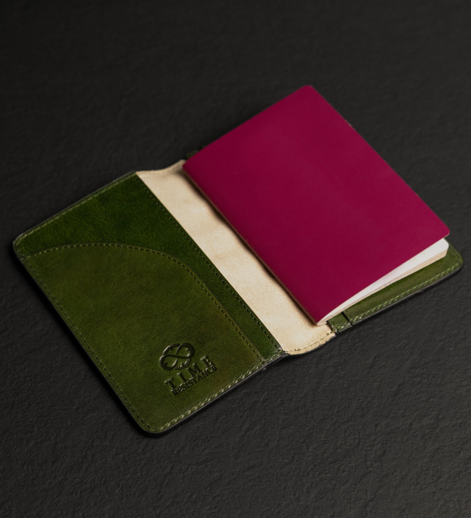 Small Leather Passport Holder for Women - Gulliver's Travels