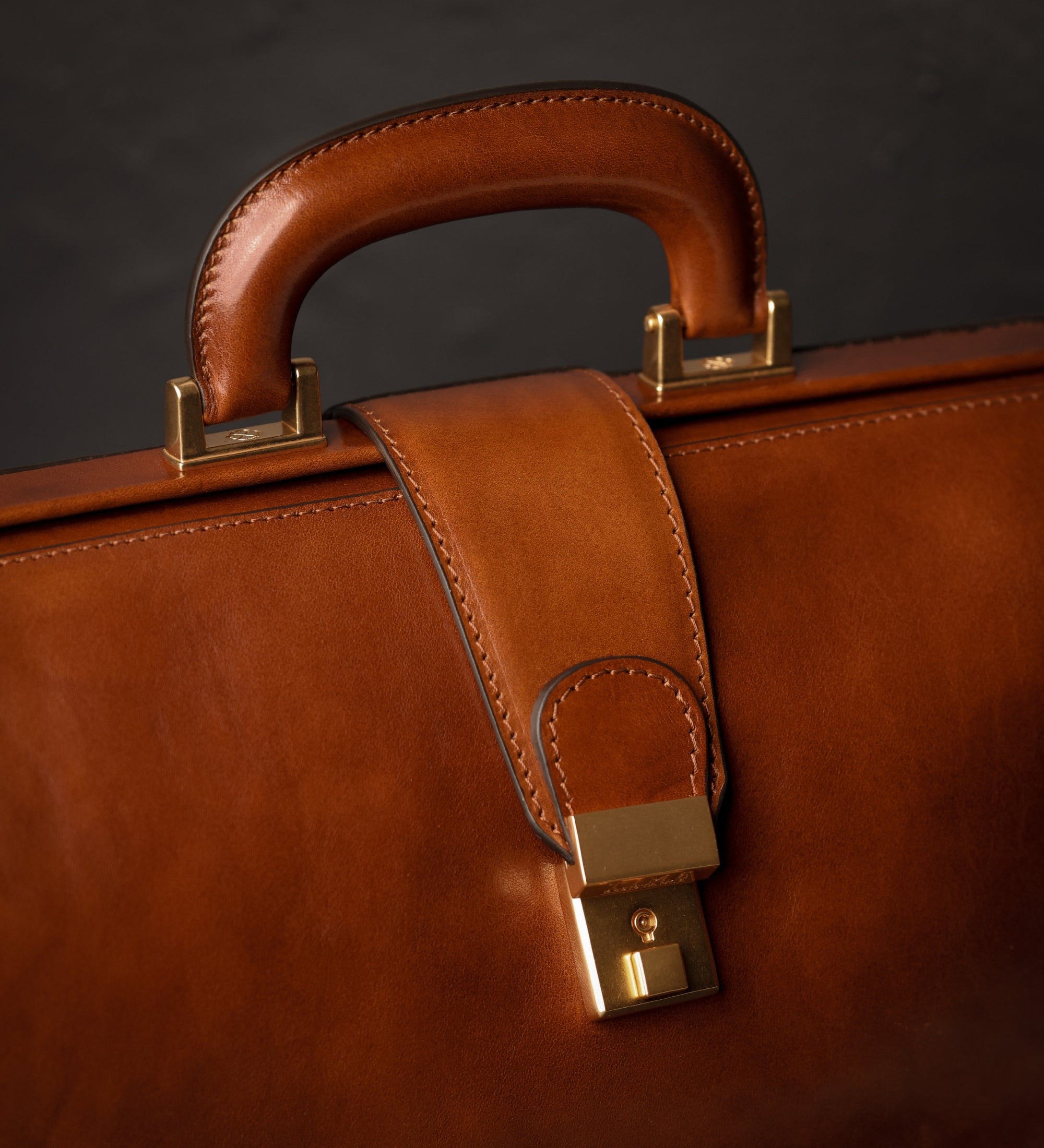 Small Leather Doctor Bag for Women- David Copperfield