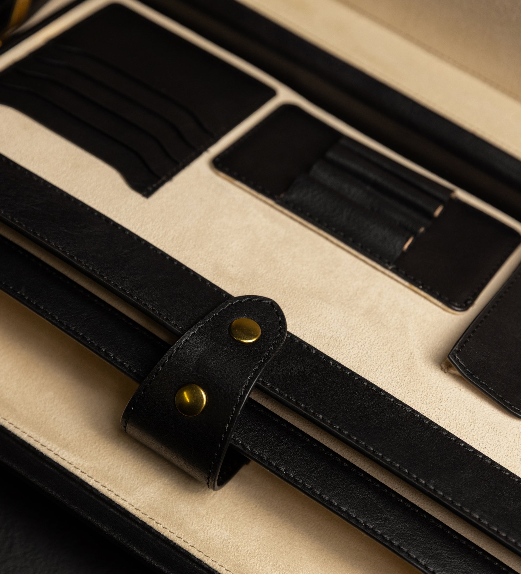 Leather Attaché Case Briefcase - Vendetta