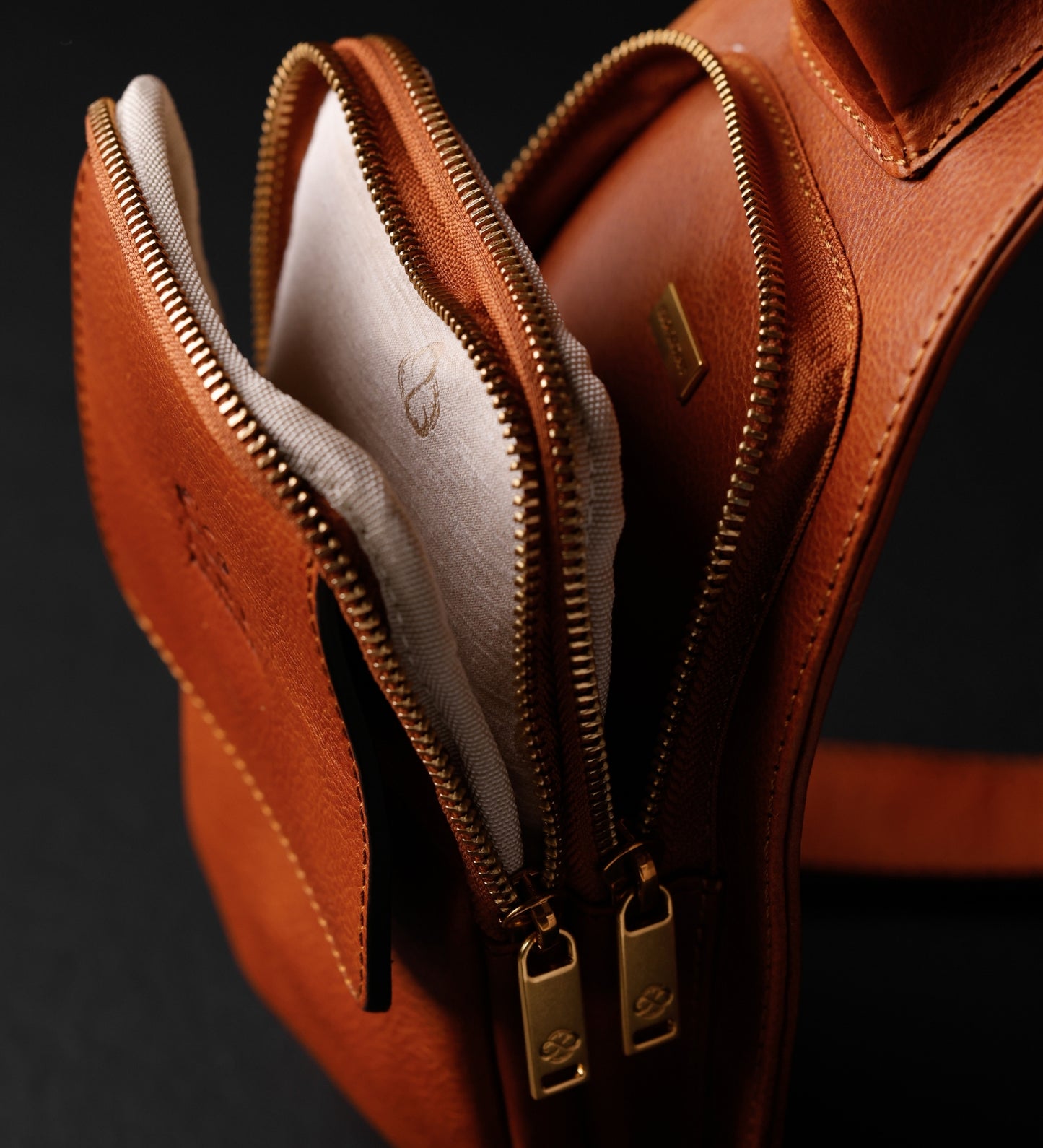 Leather Sling Bag Crossbody Bag - The Monk