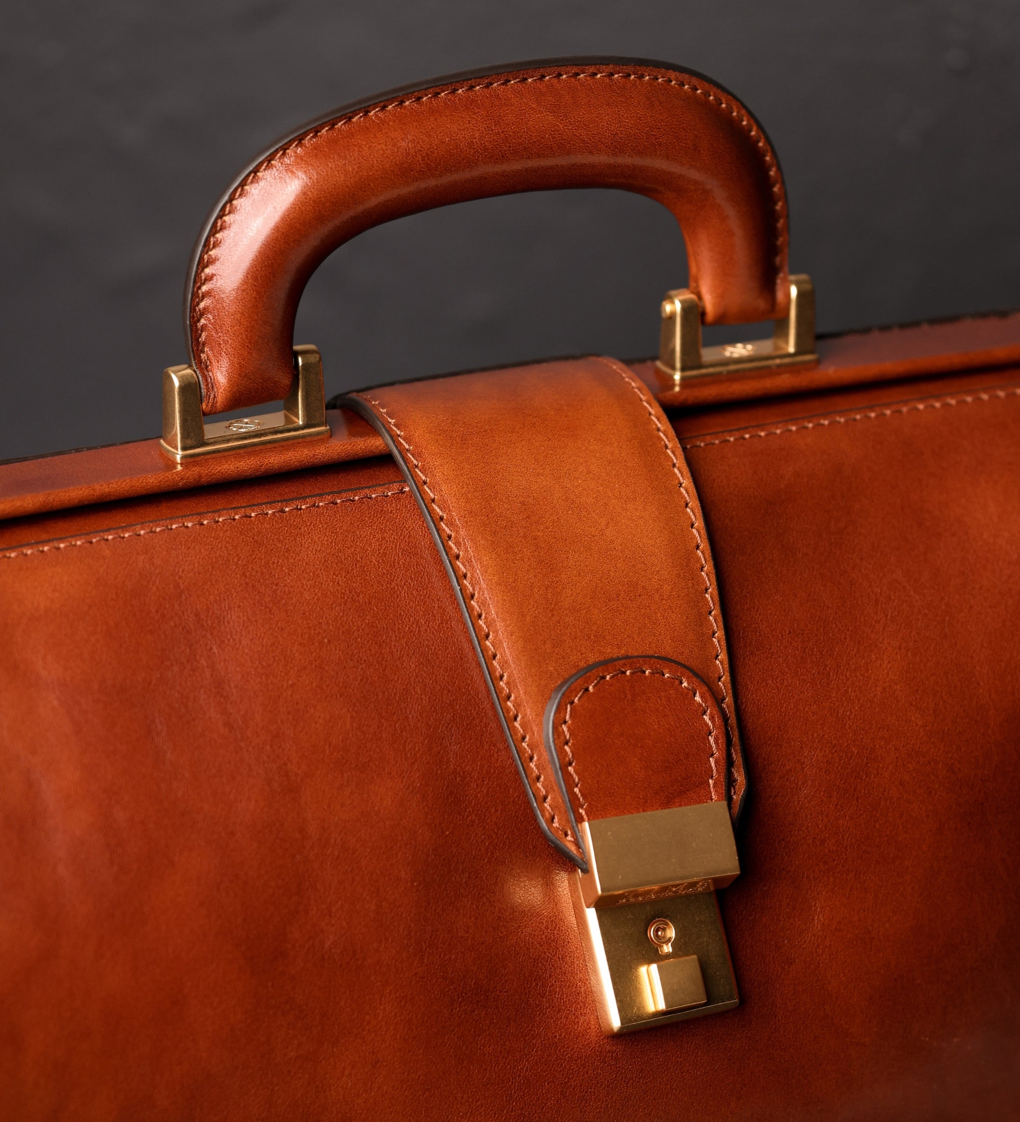 Small Leather Doctor Bag for Women- David Copperfield