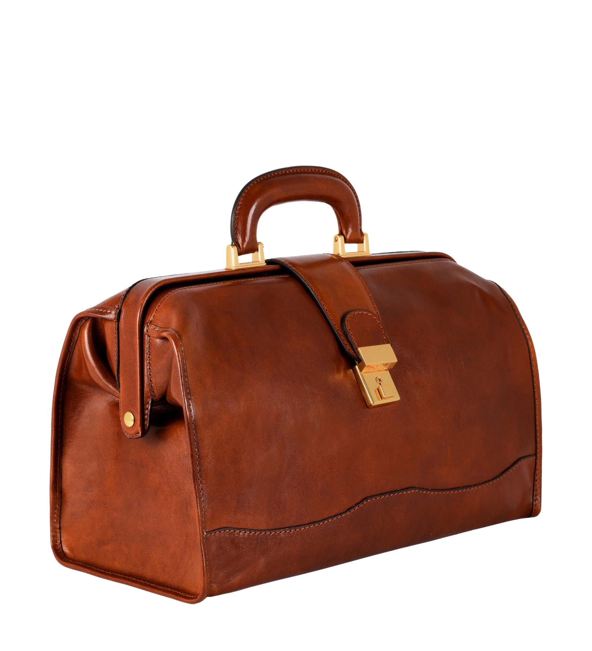 Small Leather Doctor Bag for Women- David Copperfield
