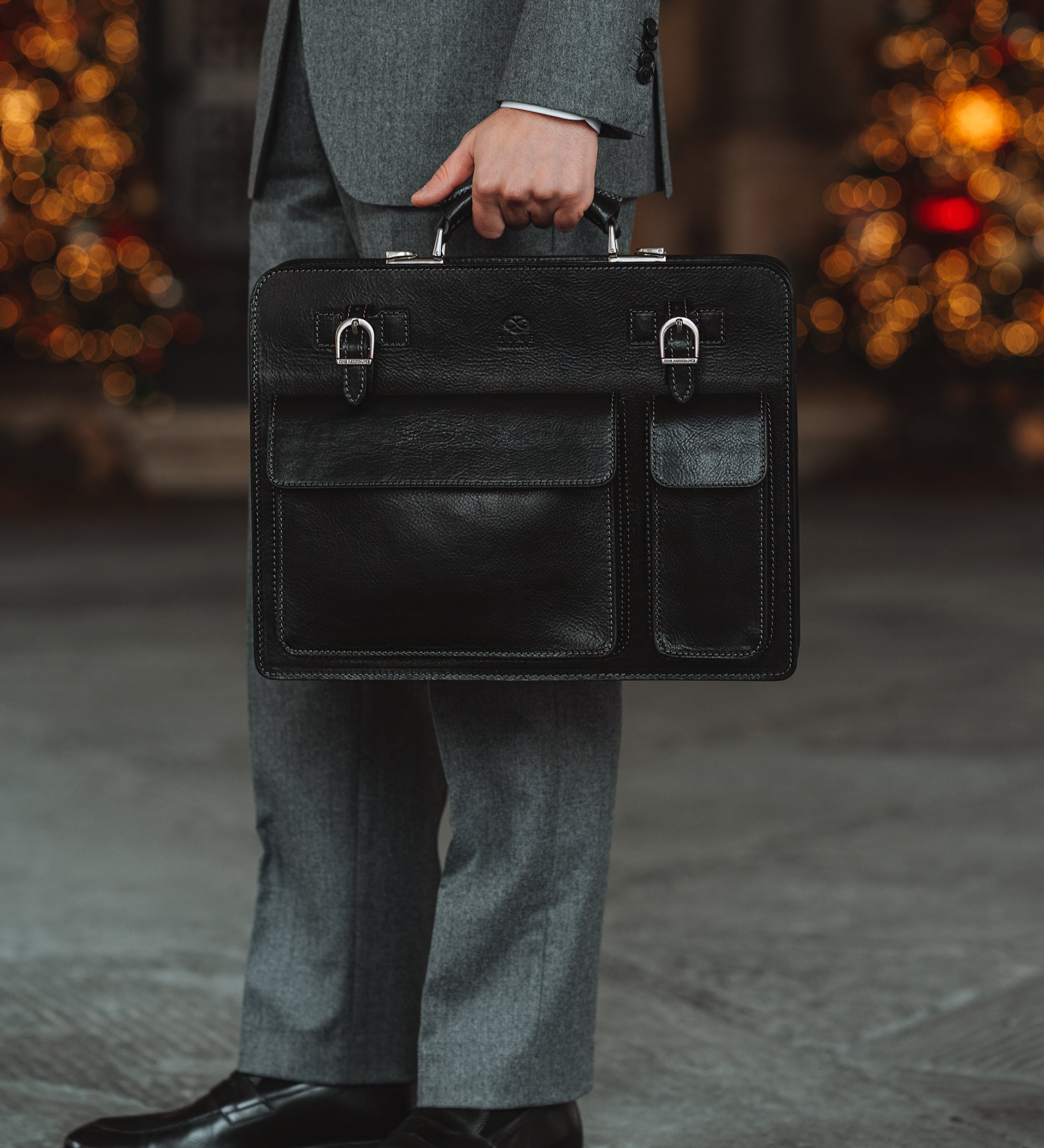 Leather Satchel Bag Briefcase - The Prophet