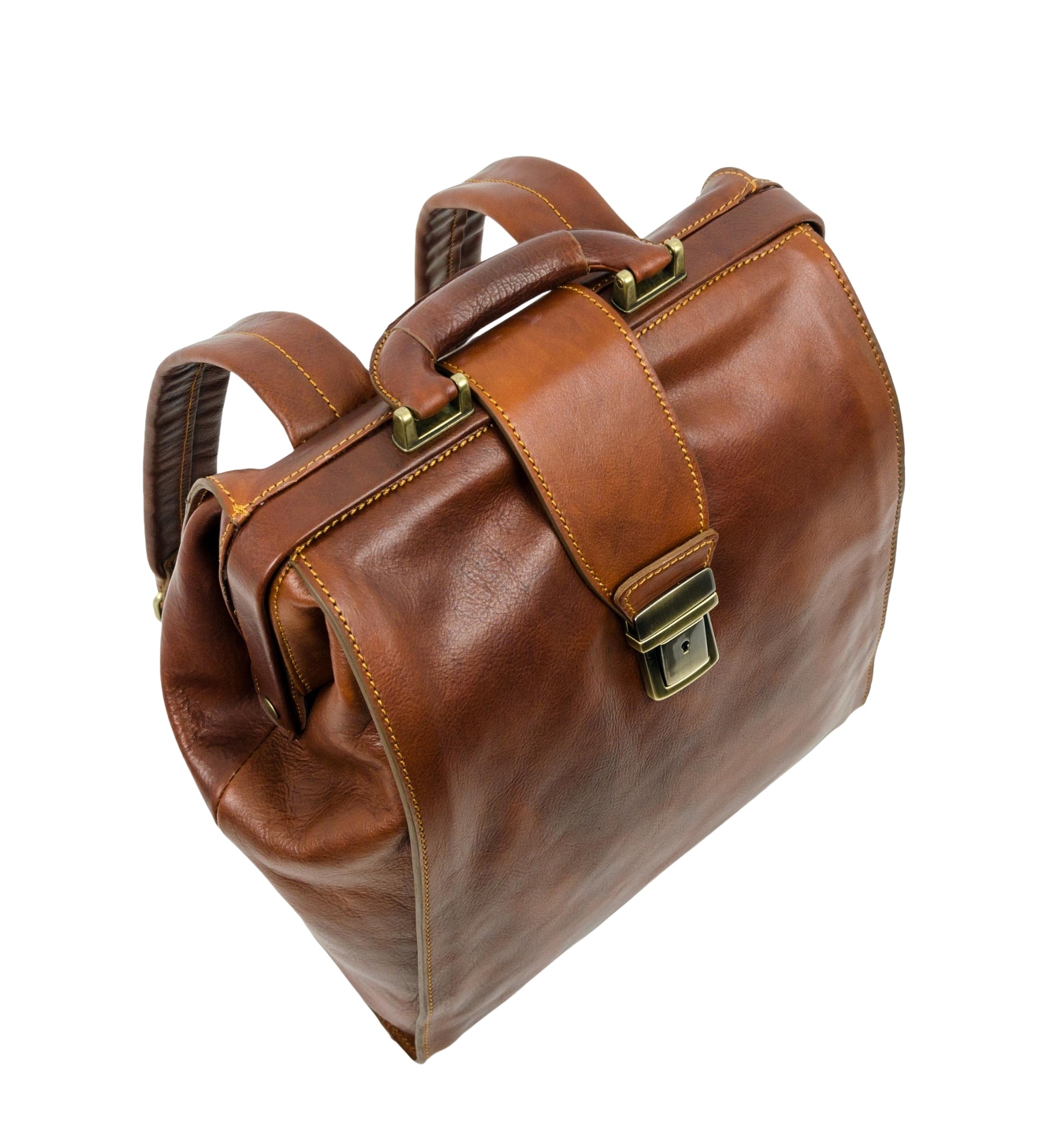 Leather Backpack - A Brief Story of Time