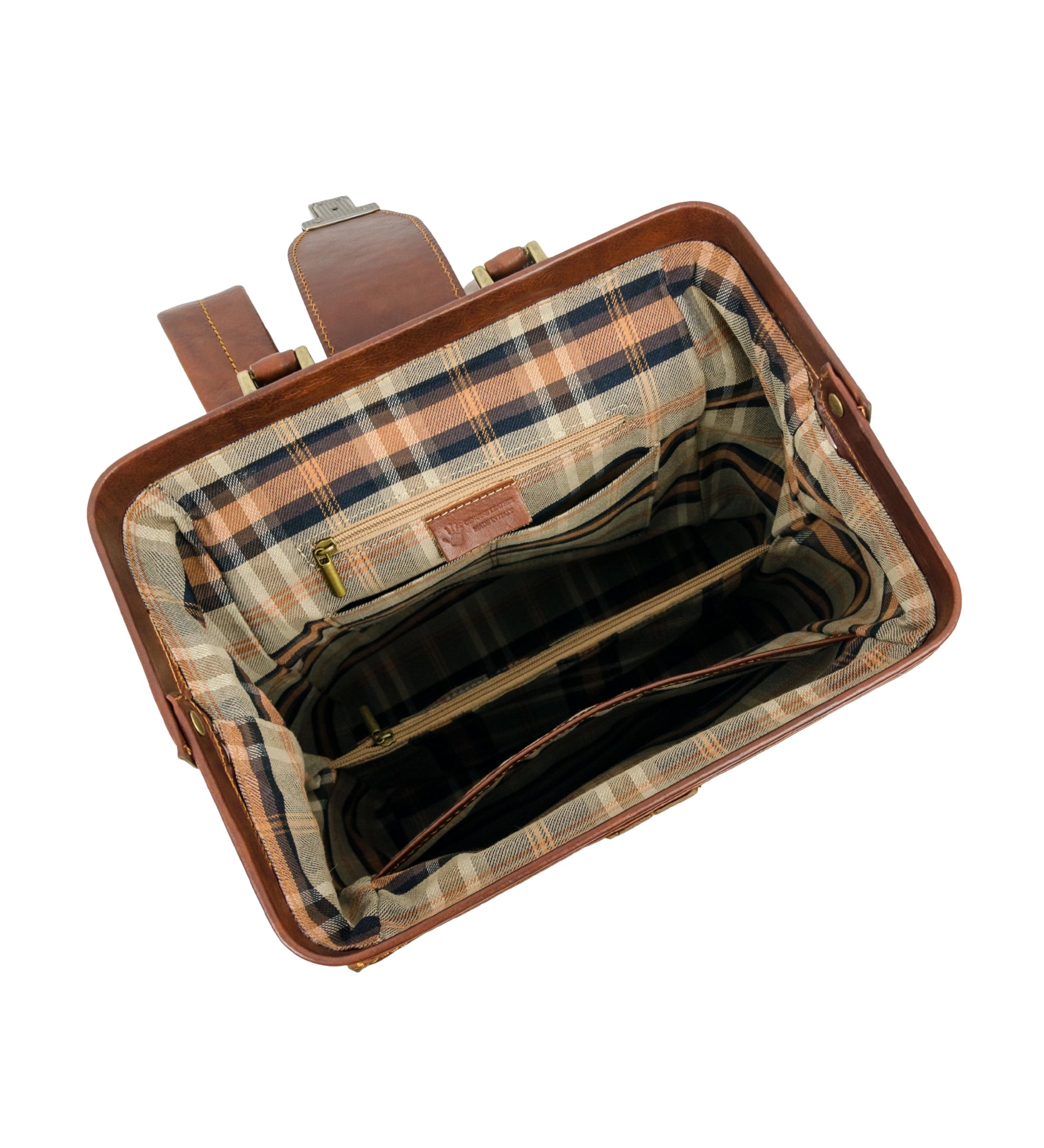 Leather Backpack - A Brief Story of Time