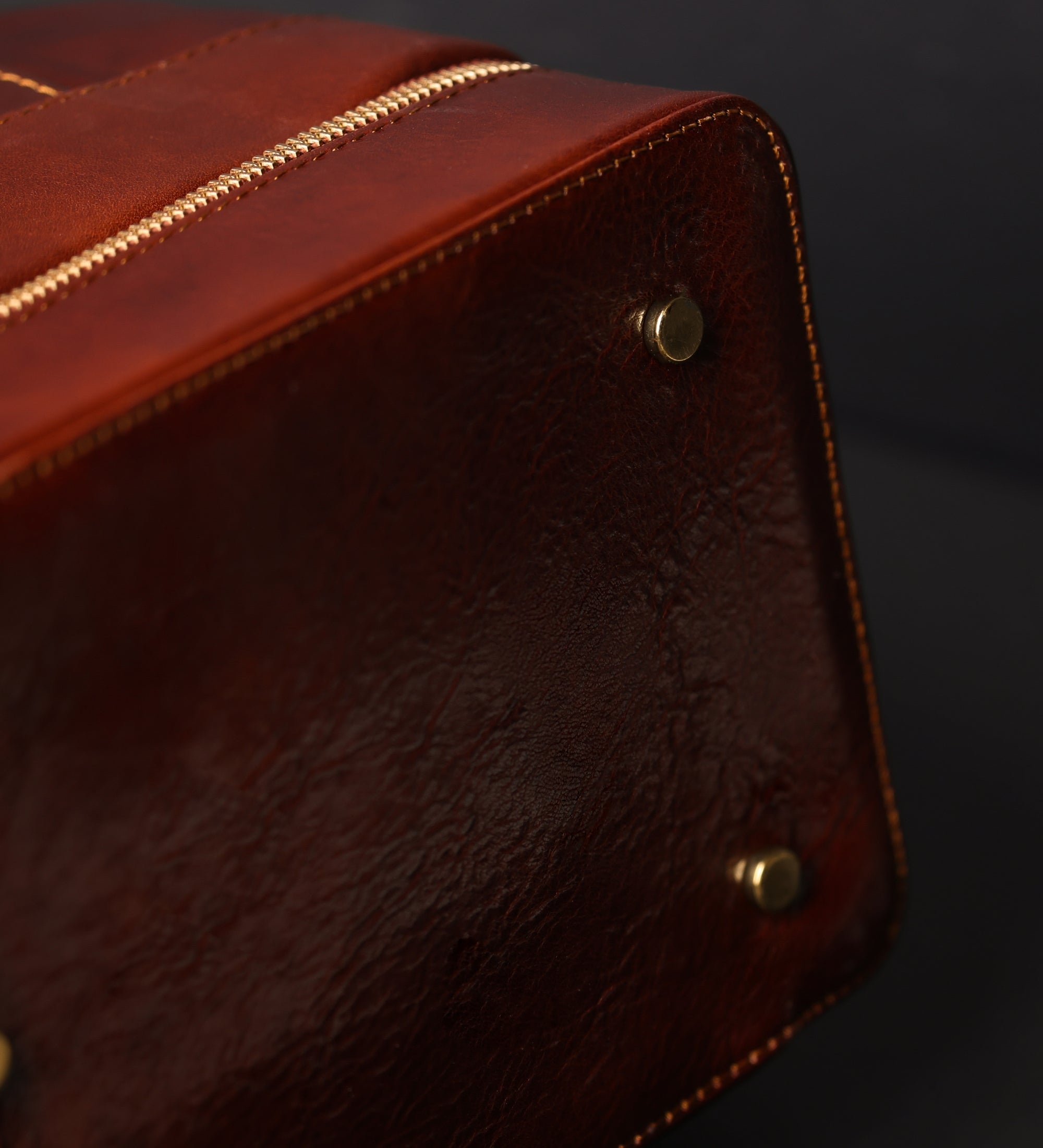Large Italian Leather Doctor Bag - The Master and Margarita