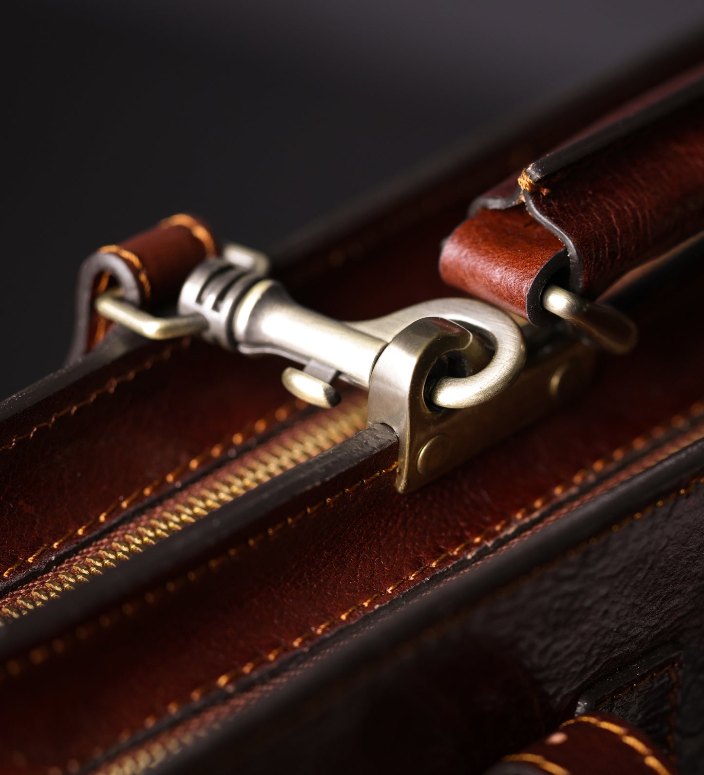 Leather Satchel Bag Briefcase - The Prophet