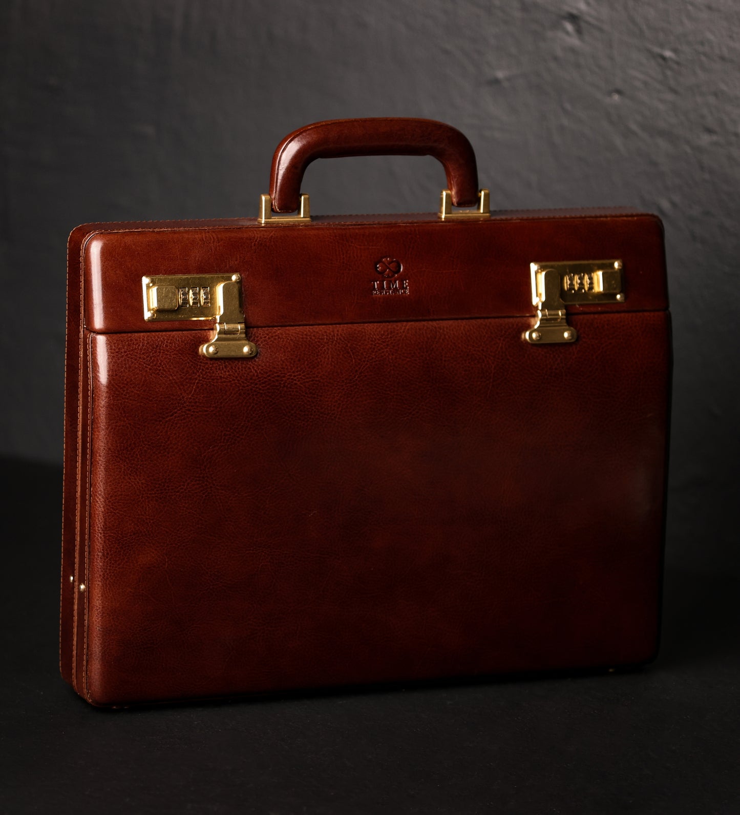 Leather Attaché Case Briefcase - Vendetta