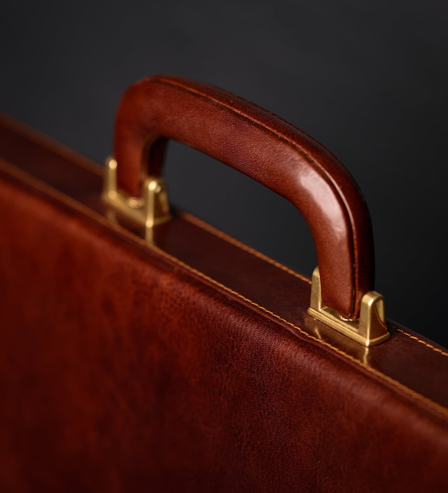 Leather Attaché Case Briefcase - Vendetta