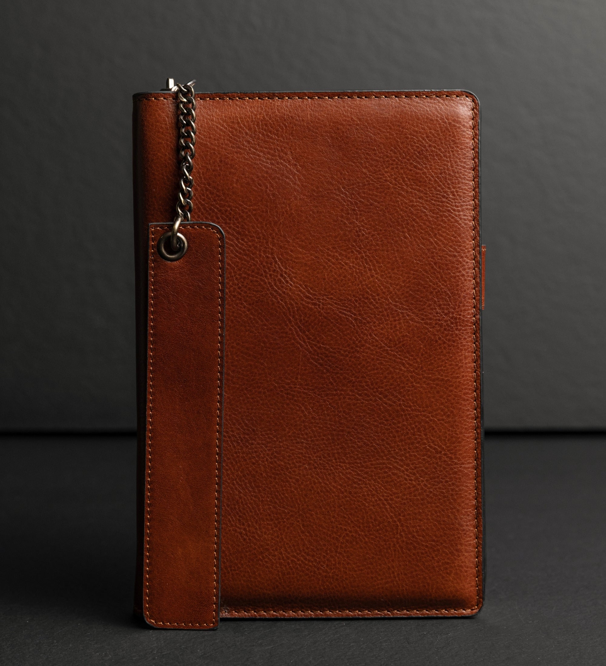 Womens Leather Journal with Refillable A5 Notepad - The Diary of a Nobody