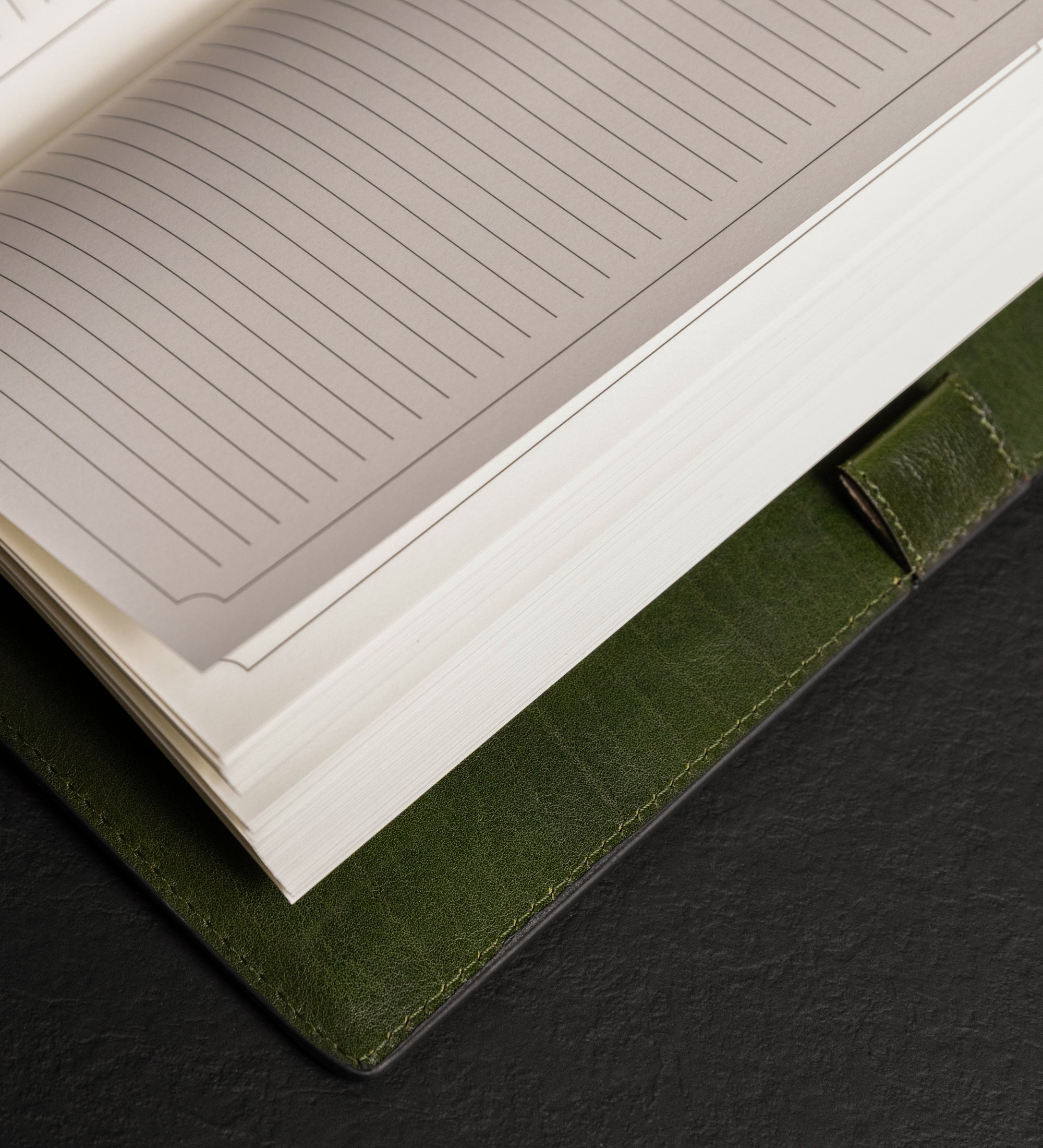 Womens Leather Journal with Refillable A5 Notepad - The Diary of a Nobody