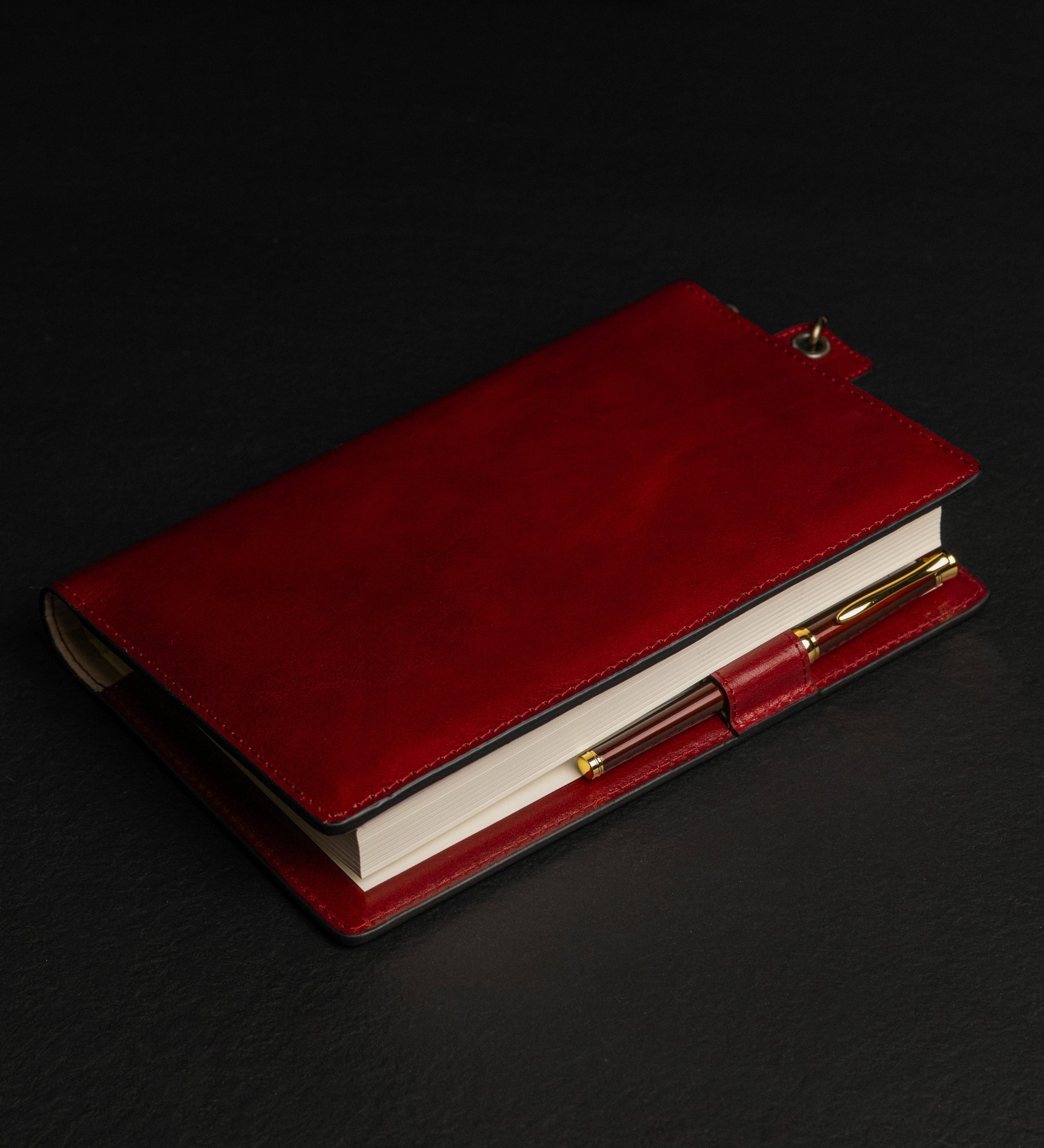 Womens Leather Journal with Refillable A5 Notepad - The Diary of a Nobody