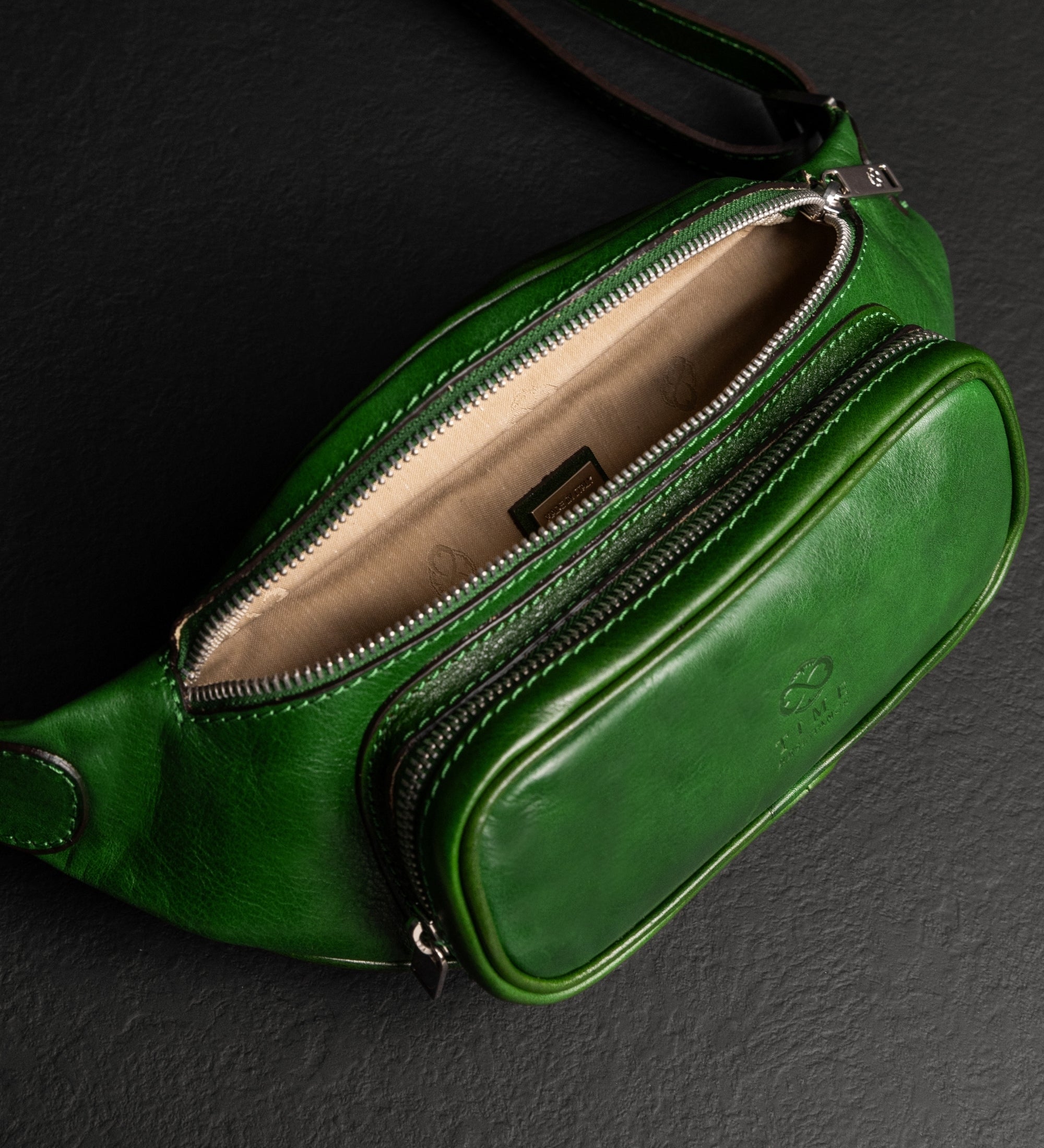 Leather Sling Bag Belly Bag - Independent People